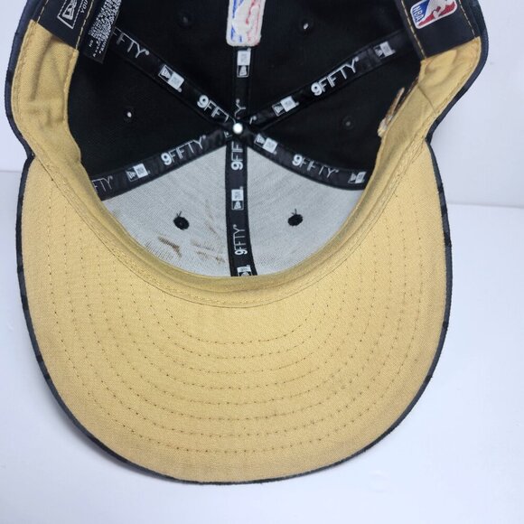 Toronto Raptors NBA Youth Hat Cap City Edition Charcoal Gold Embroidered Logos - Picture 8 of 11